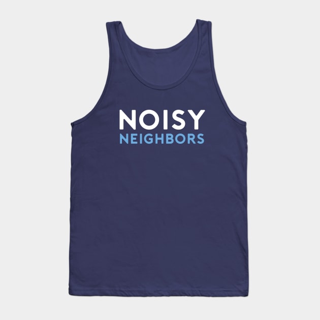 Noisypod Logo Text Dark Tank Top by Noisy Neighbors